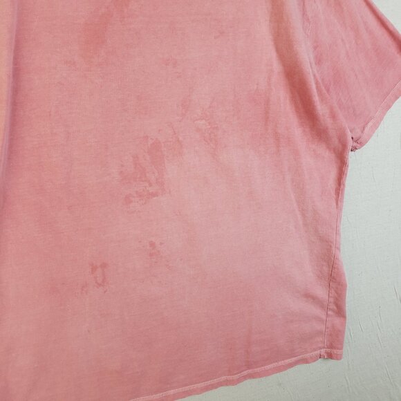 Johnnie-O Dale T-shirt Malibu Red/ Pink Short Sleeve size XL Distressed Tie-Dye - Picture 10 of 15